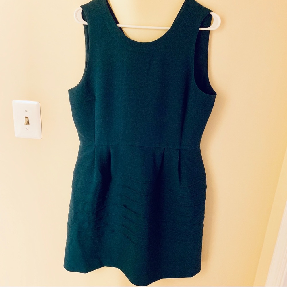 Forest green Madewell dress